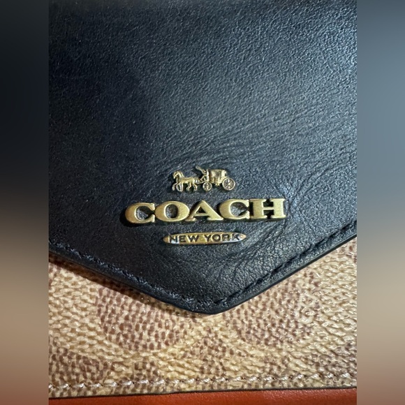 Coach Color-Block Slim Envelope Wallet - Picture 3 of 13